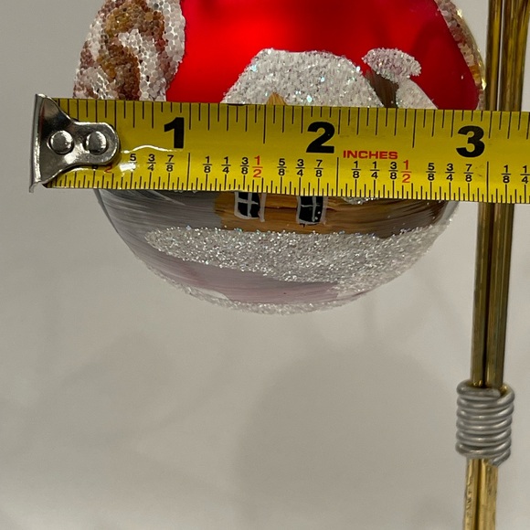 POLISH GALLERY HANDMADE ART COLLECTION CHRISTMAS ORNAMENT Country House & Trees - Picture 5 of 12